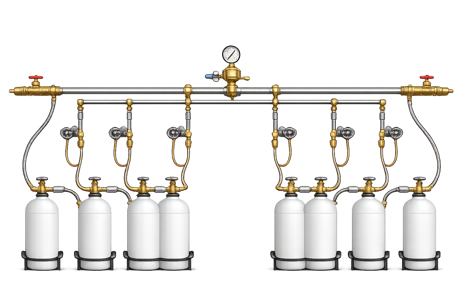 Oxygen Cylinder Filling Manifold System
