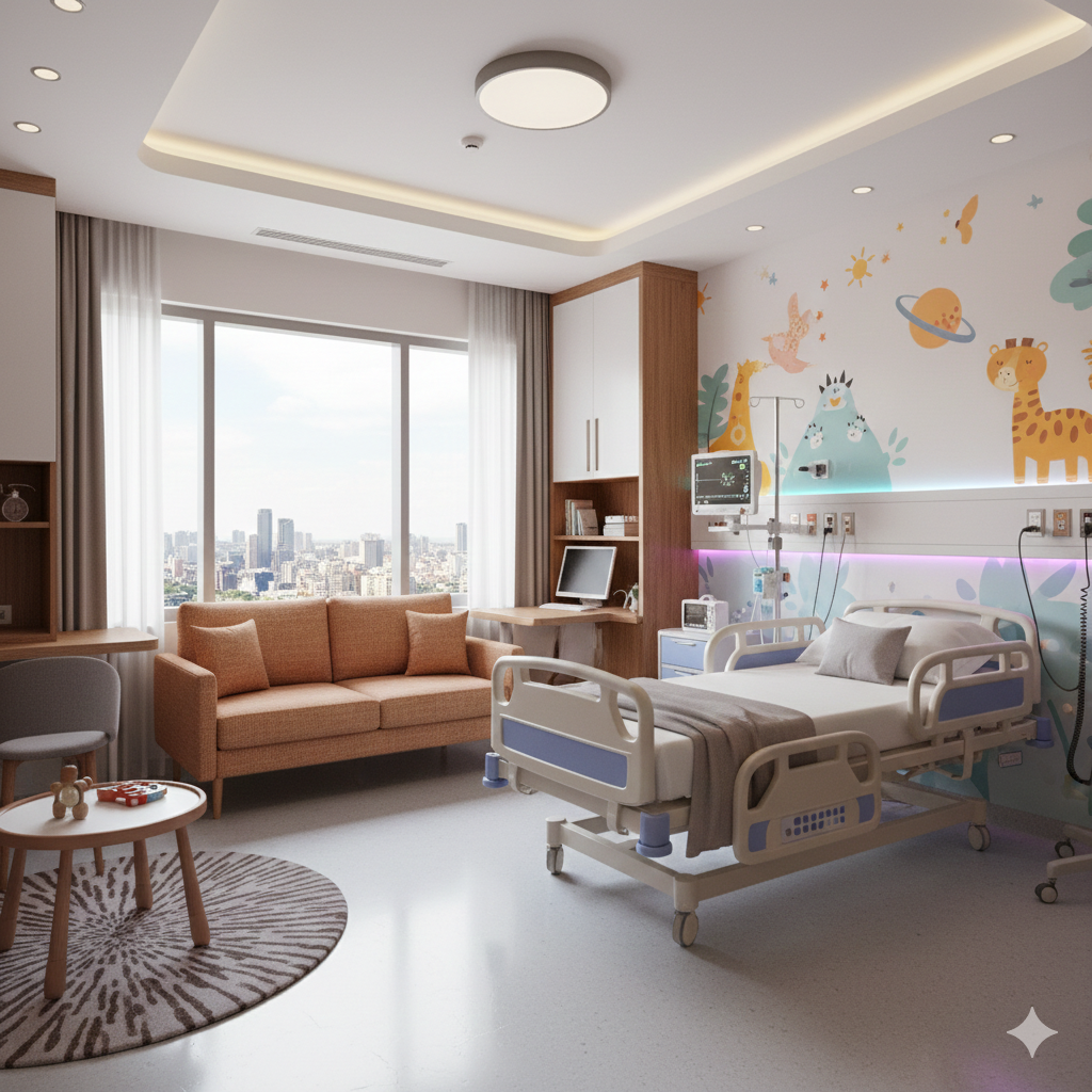 Children's Hospital with child-friendly design